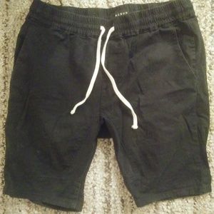 M Black Pacsun Jogger Shorts